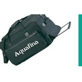 Rolling Duffel Bag w/ Telescoping Handle & Shoulder Strap (22"x11 1/2")